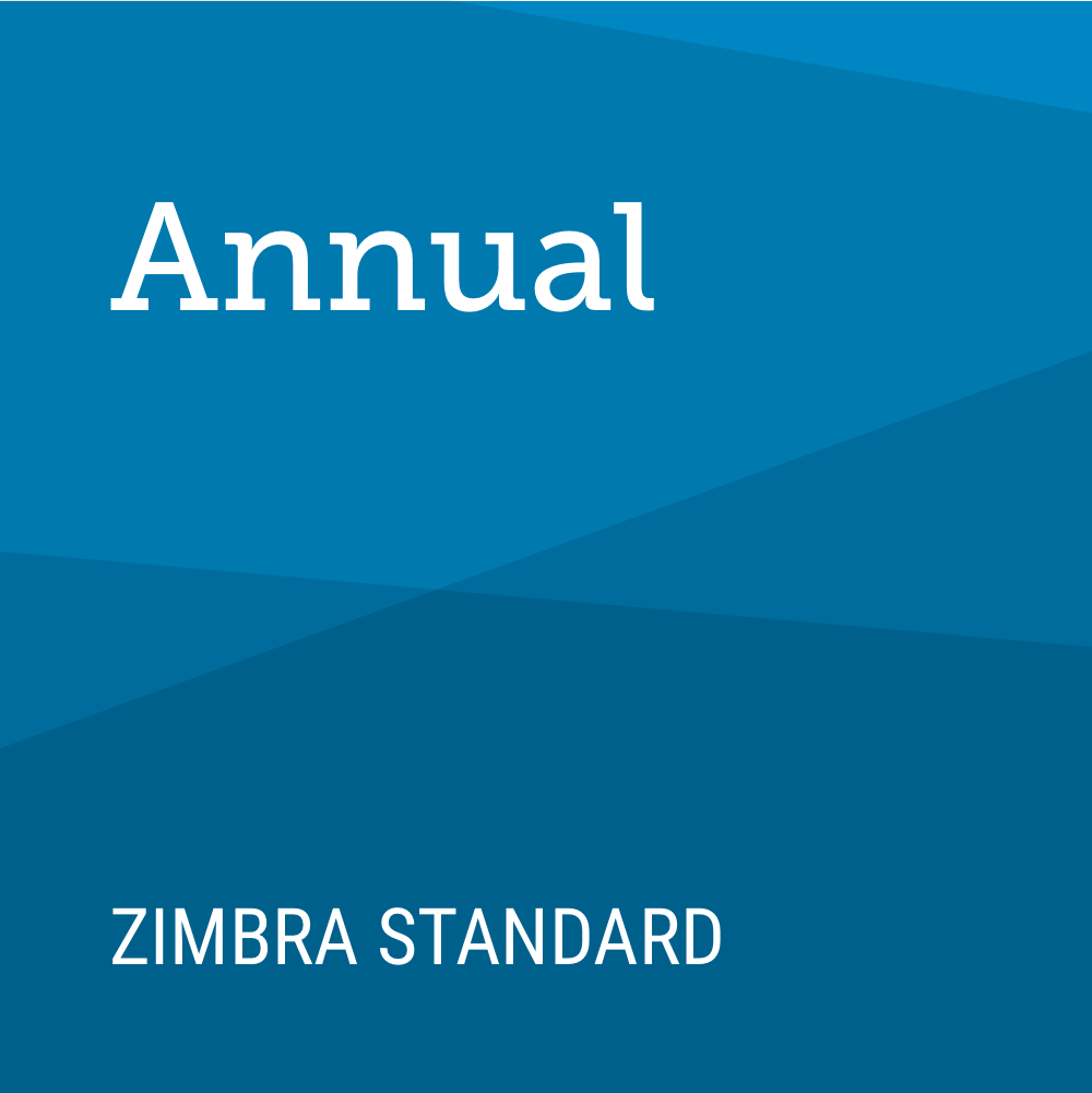 Zimbra Standard Edition - 1 Year License, Standard Support (8x5) (25 Mailboxes)