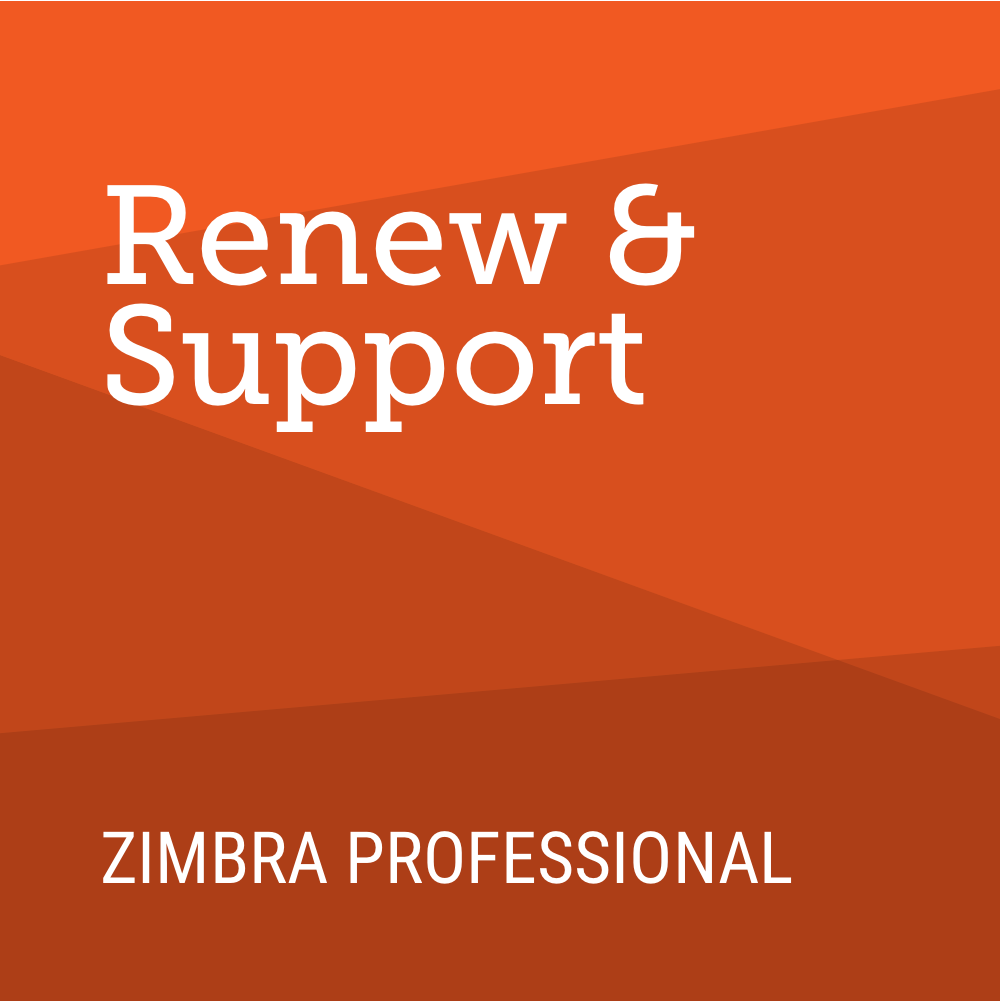 Zimbra Professional Edition - Renew 1 Year Standard Support (8x5) for Perpetual License (25 Mailboxes)