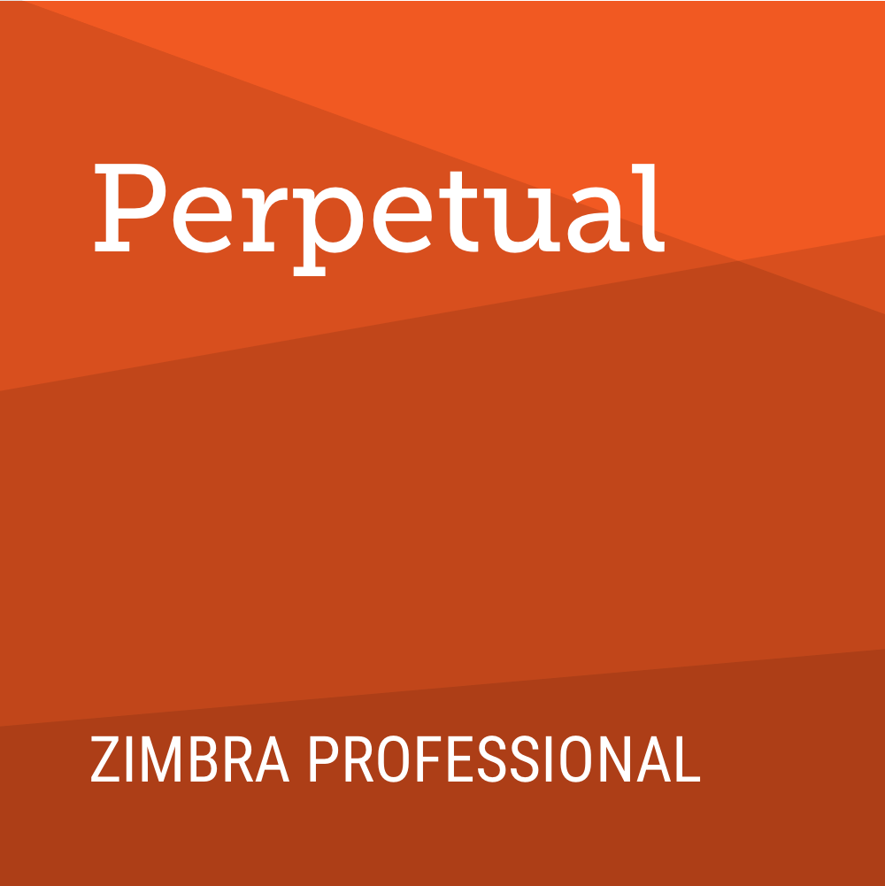 Zimbra Professional Edition for Non-Profits and Associations - Perpetual License, 1 Year Standard Support (8x5) (25 Mailboxes)