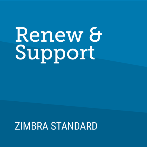 [ZCSSE2-T1-PSUP-G] Zimbra Standard Edition for Non-Profits and Associations - Renew 1 Year Premium Support (24x7) for Perpetual License (25 Mailboxes)