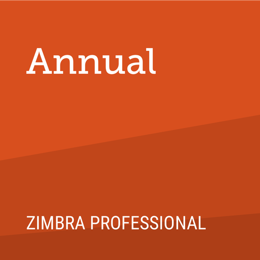 [ZCSPE-T1-SSUB-G] Zimbra Professional Edition for Non-Profits and Associations - 1 Year License, Standard Support (8x5) (25 Mailboxes)