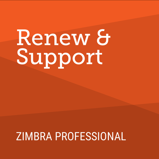 [ZCSPE-T1-PSUP-G] Zimbra Professional Edition for Non-Profits and Associations - Renew 1 Year Premium Support (24x7) for Perpetual License (25 Mailboxes)